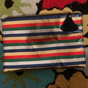 Metallic J.Crew Clutch